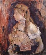 Berthe Morisot, The girl holding the fan